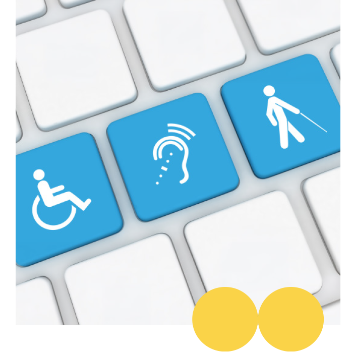 accessibility buttons on a computer keyboard